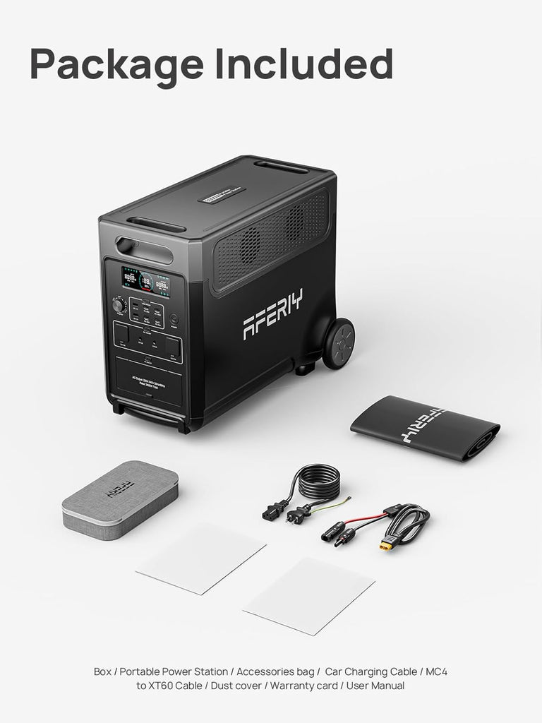 Save $700.00, AFERIY P310 Portable Power Station 3300W 3840Wh, No US Sales Tax, Free US/CDN Shipping! - Off Grid Trek