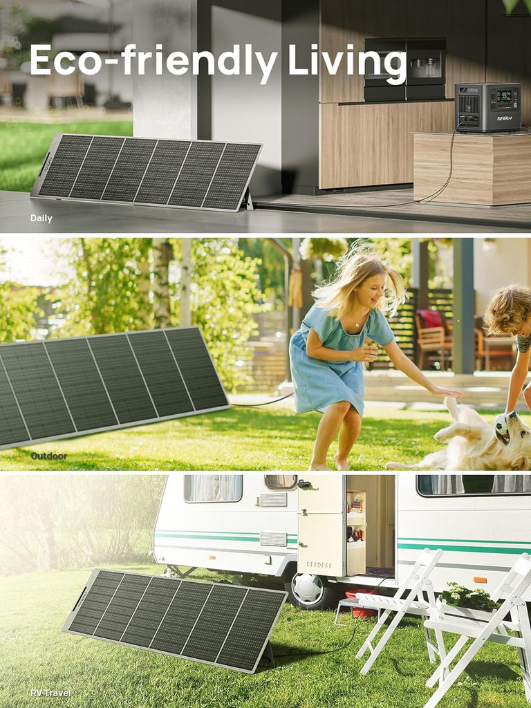 Save $100.00 AFERIY ‎AF-S400 400W Portable Solar Panel No US Sales Tax, Free US/CDN Shipping! - Off Grid Trek