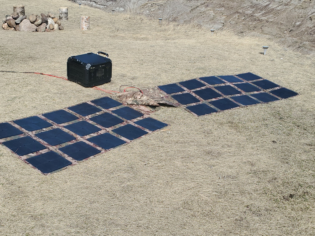 Package Save $400.00 Lion Safari ME Portable Solar Generator, + two 200W Solar Blankets, NO US SALES TAX! - Off Grid Trek