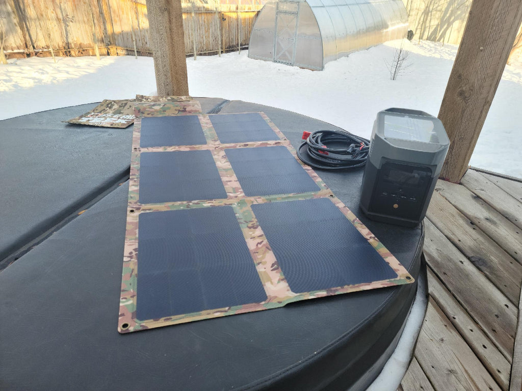 120W Solar Blanket & Ecoflow Delta Mini Package, NO US SALES TAX! - Off Grid Trek