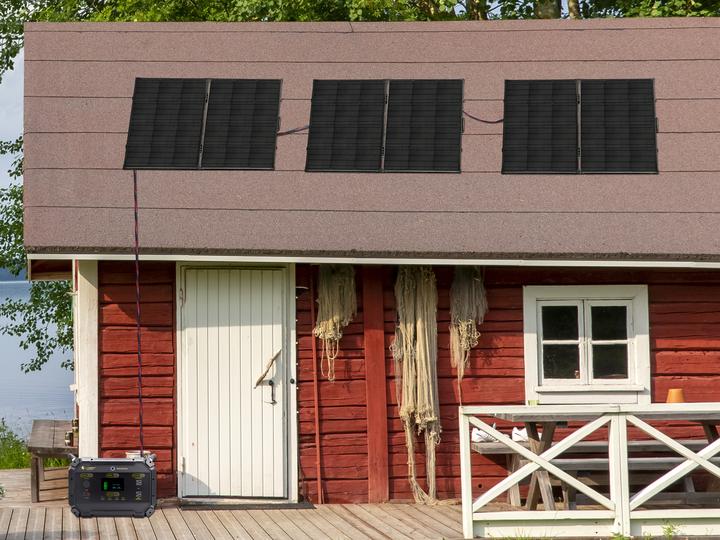 PACKAGE: SAVE 20% Lion Safari ME [GOLD] Kit 2,970Wh Solar Generator & 4 x 100W Solar Panel Suitcases, Free Shipping & no US Sales Tax! - Off Grid Trek