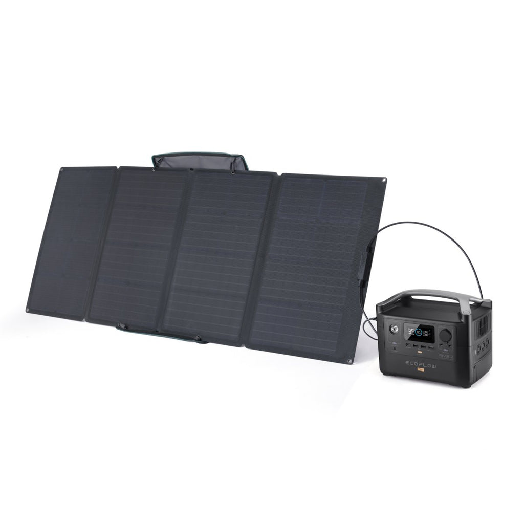 EcoFlow River 600 Portable Power Station + 1 x  160W Solar Panel , NO US SALES TAX! + Free Shipping - Off Grid Trek