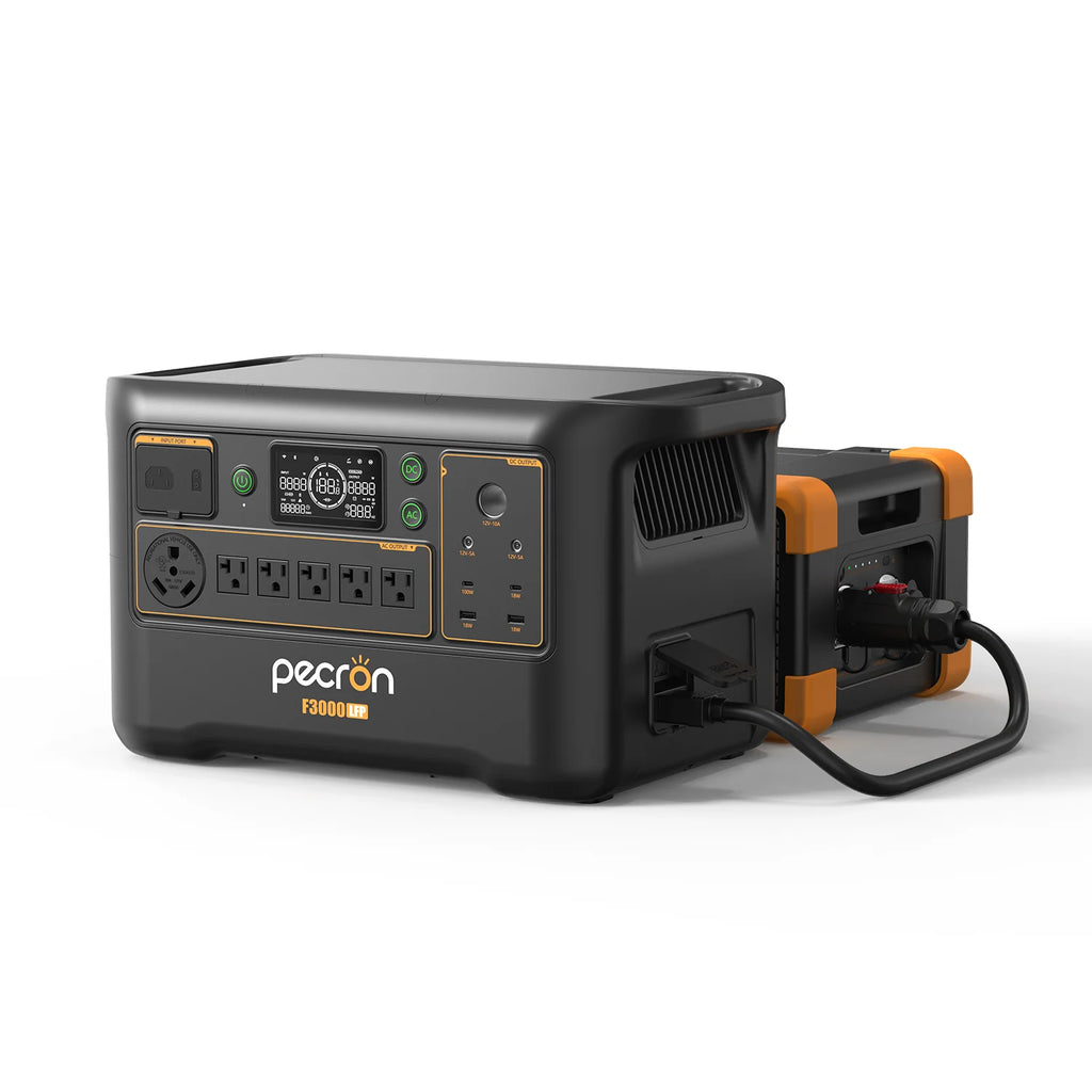 PECRON F3000LFP Portable Power Station 3600W 3072Wh, No US SALES TAX, FREE US SHIPPING!
