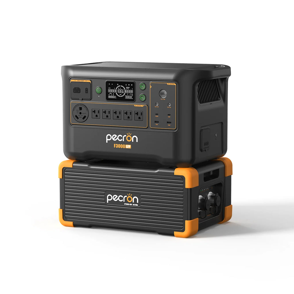 PECRON F3000LFP Portable Power Station 3600W 3072Wh, No US SALES TAX, FREE US SHIPPING!