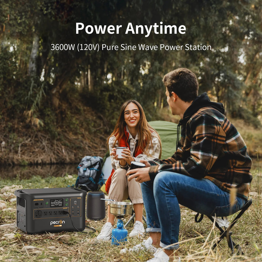 PECRON F3000LFP Portable Power Station 3600W 3072Wh, No US SALES TAX, FREE US SHIPPING!