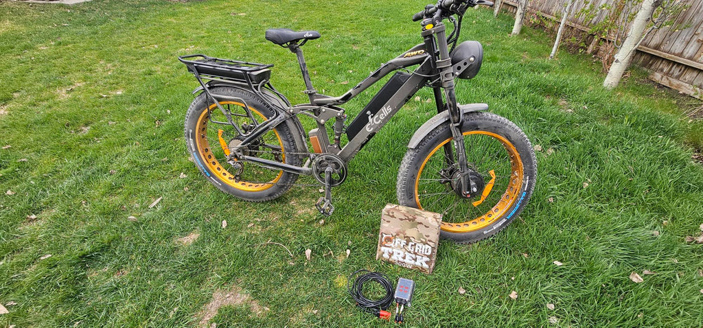 52V - 72V ebike 300W Solar Blanket charging kit, Elejoy, No US Sales Tax! - Off Grid Trek
