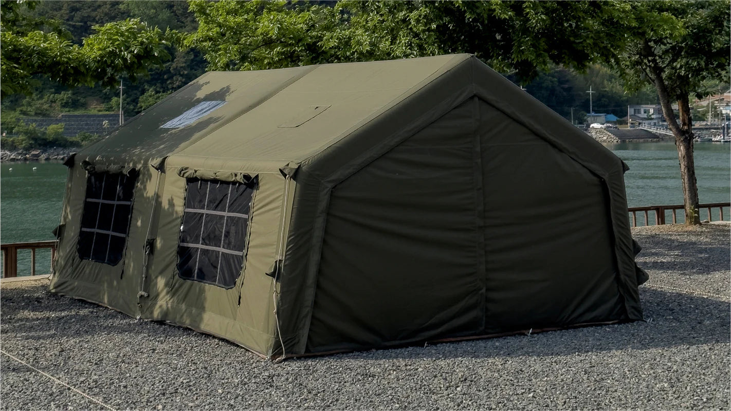 koala air tent 5 Inflatable tent Koala 5 Khaki for 2-6 person, No US Sales Tax!– Off Grid Trek
