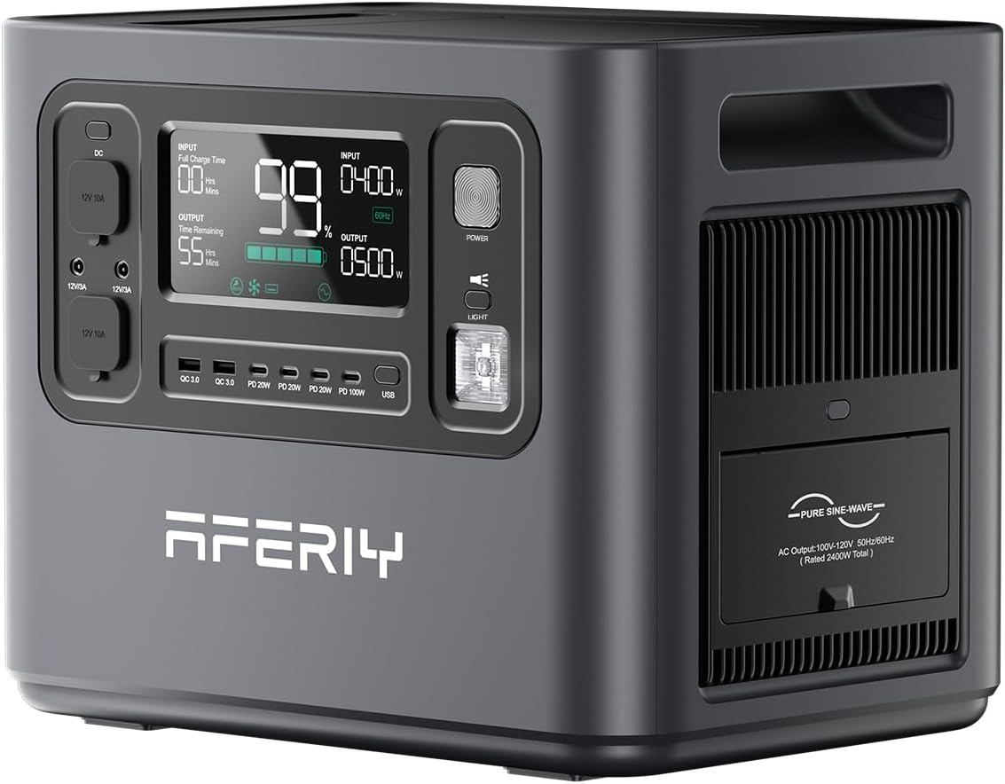 Save $800.00 AFERIY P210 Power Station 2048Wh, No US Sales Tax