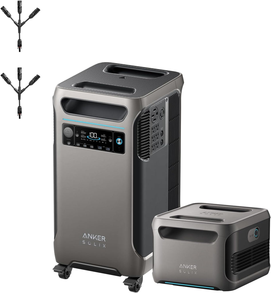 SAVE $1,200.00 Anker SOLIX F3800 Portable Power Station and BP3800 Expansion Battery, No US Sales Tax, Free US Shipping!