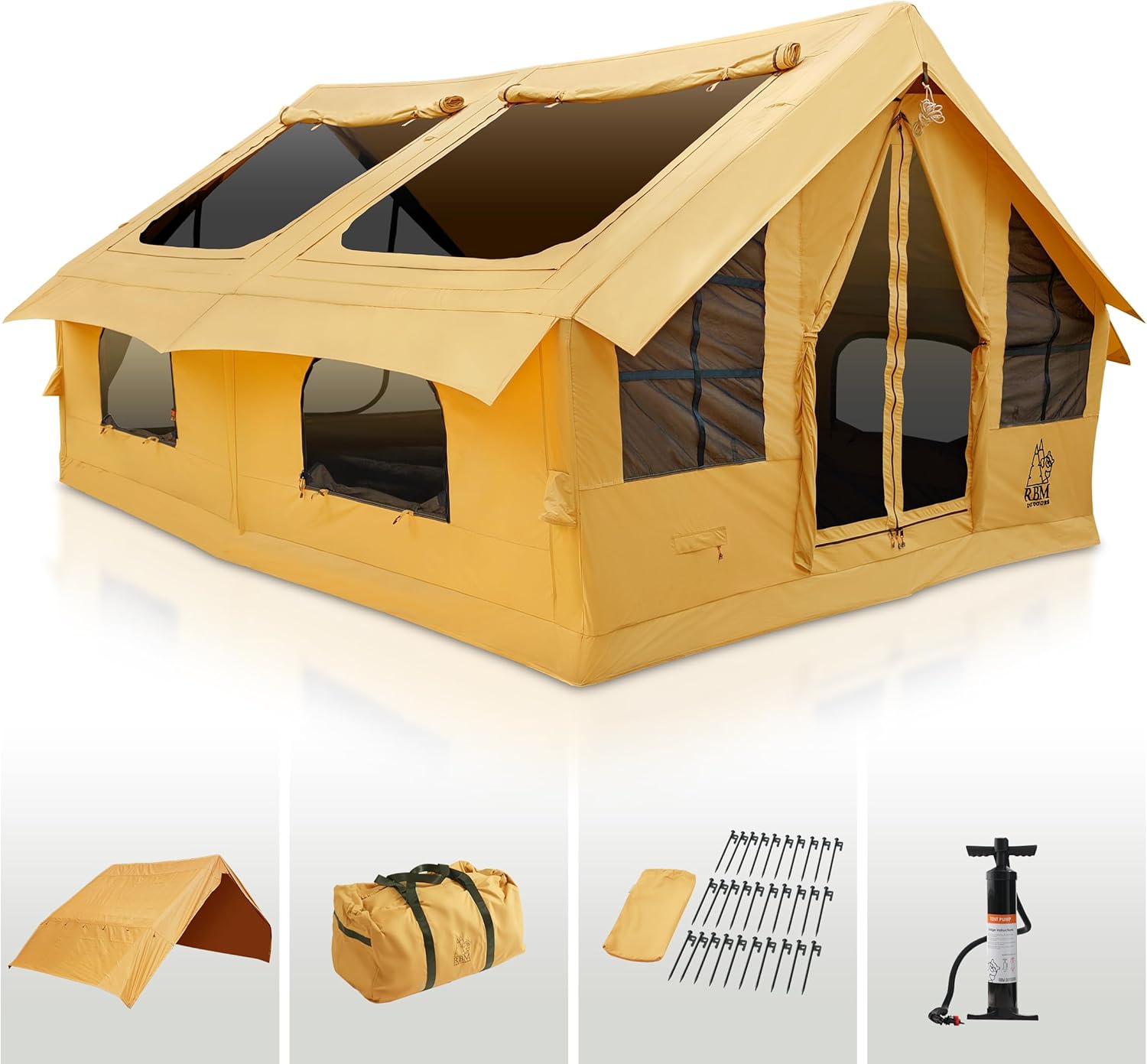 rbm tents RBM Inflatable tent Panda Large for 2-6 person– Off Grid Trek