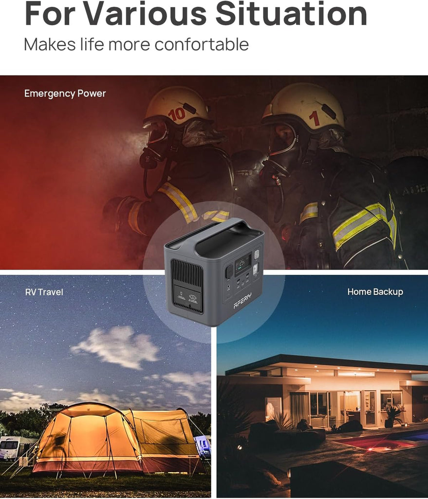 Save $330.00 Aferiy P010 800W/1600W Surge, 512Wh, No US Sales Tax! Free US Shipping!