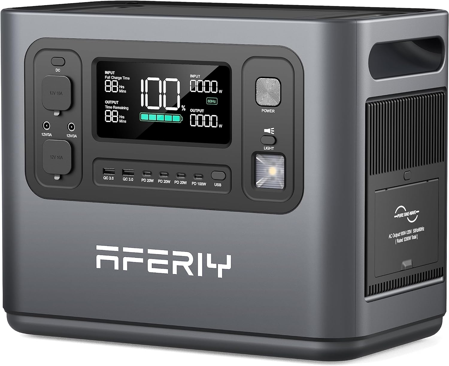 Save $500.00 AFERIY P110-D Portable Power Station 1200W (2400W