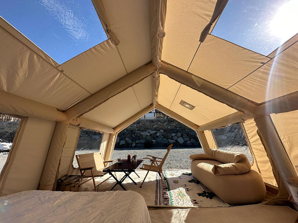 RBM Inflatable tent Koala 7 Beige for 8-10 person, No US Sales Tax, Free US Shipping! - Off Grid Trek
