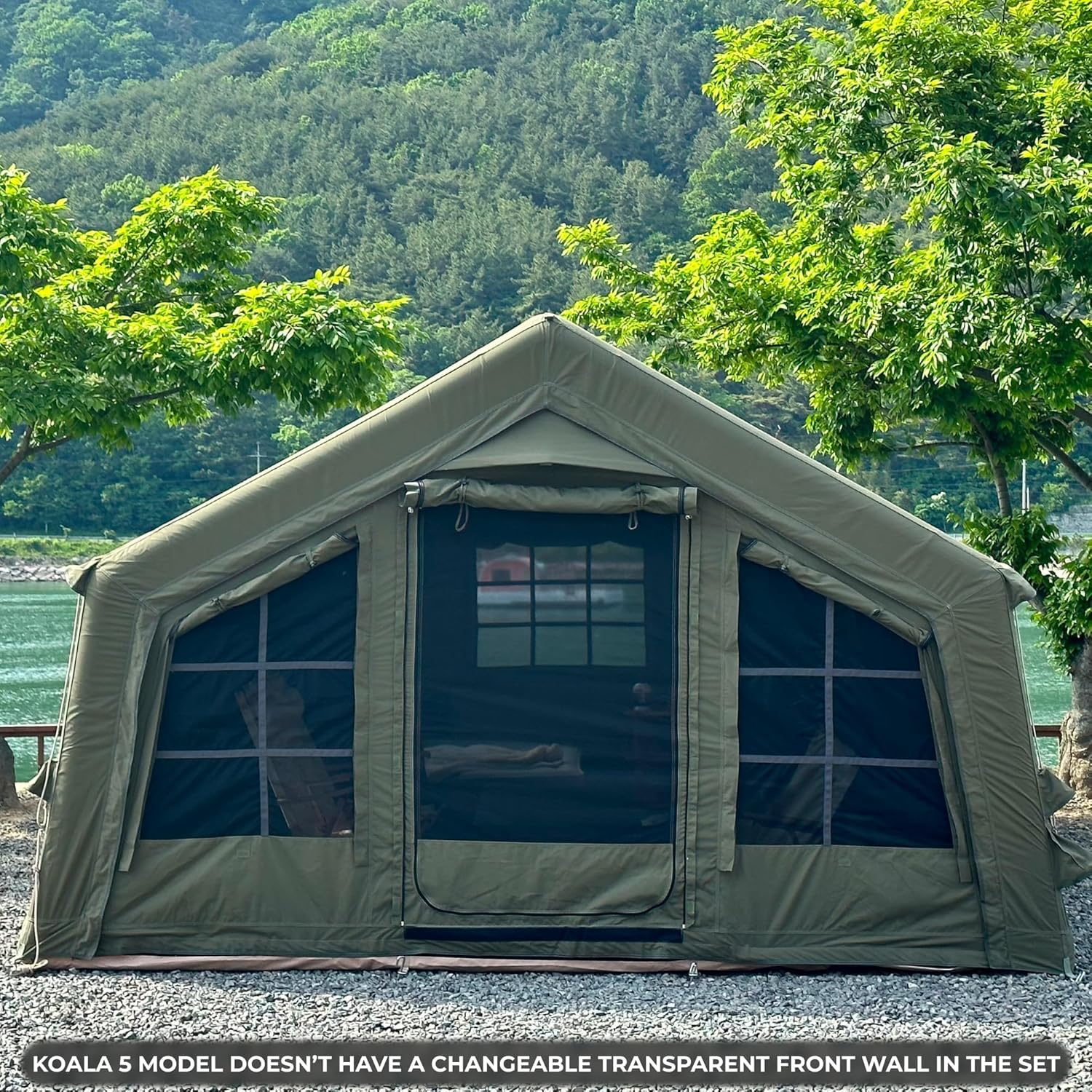 koala air tent 7 RBM Inflatable tent Koala 7 Khaki for 8-10 person, No US Sales Tax, Fr– Off Grid Trek