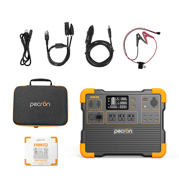 PECRON E1500LFP Expandable Portable Power Station 2200W 1536Wh No US Sales Tax, Free US Shipping! - Off Grid Trek