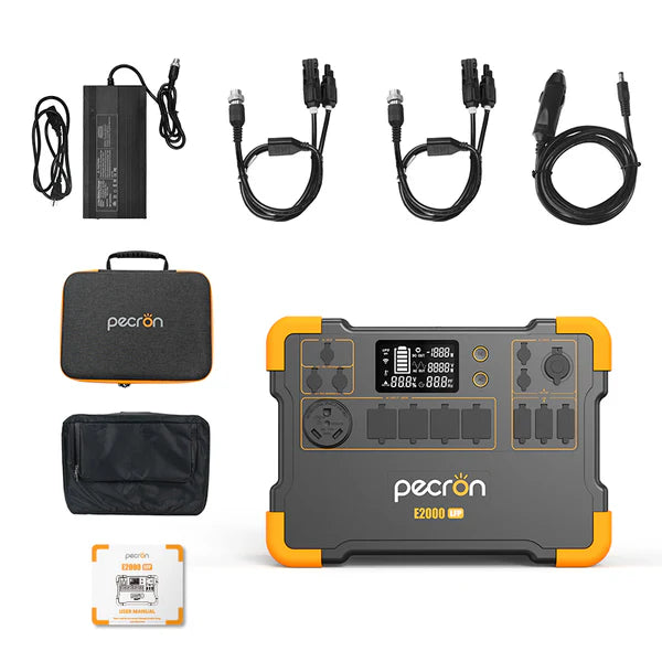 PECRON E2000LFP Expandable Portable Power Station 2000W 1920Wh No US Sales Tax, Free US Shipping! - Off Grid Trek
