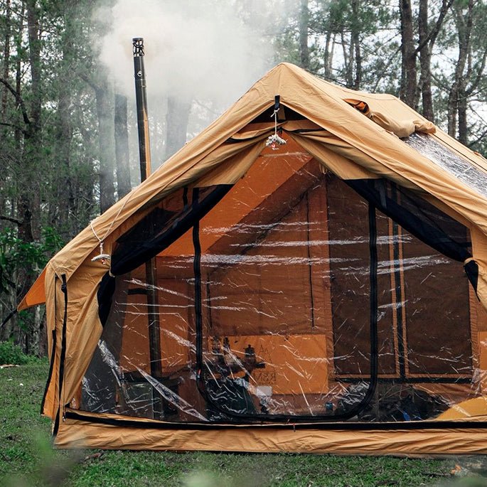 1 man inflatable tent RBM Inflatable tent Panda Medium for 1-4 person, No US Sales Tax– Off Grid Trek