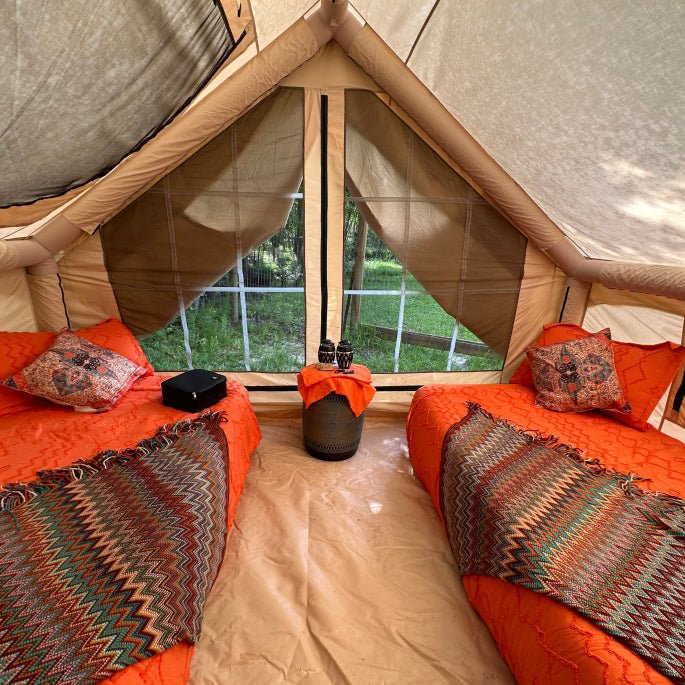 panda air tent RBM Inflatable tent Panda Medium for 1-4 person, No US Sales Tax– Off Grid Trek