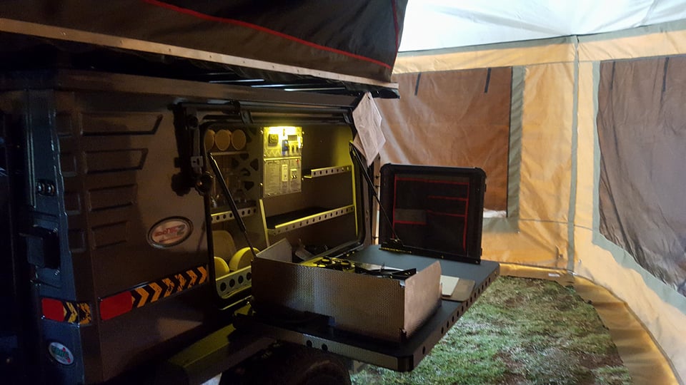 Echo Tec2 Sleeps 7, only 990lbs Demo Unit available for US$21,995.00 - Off Grid Trek