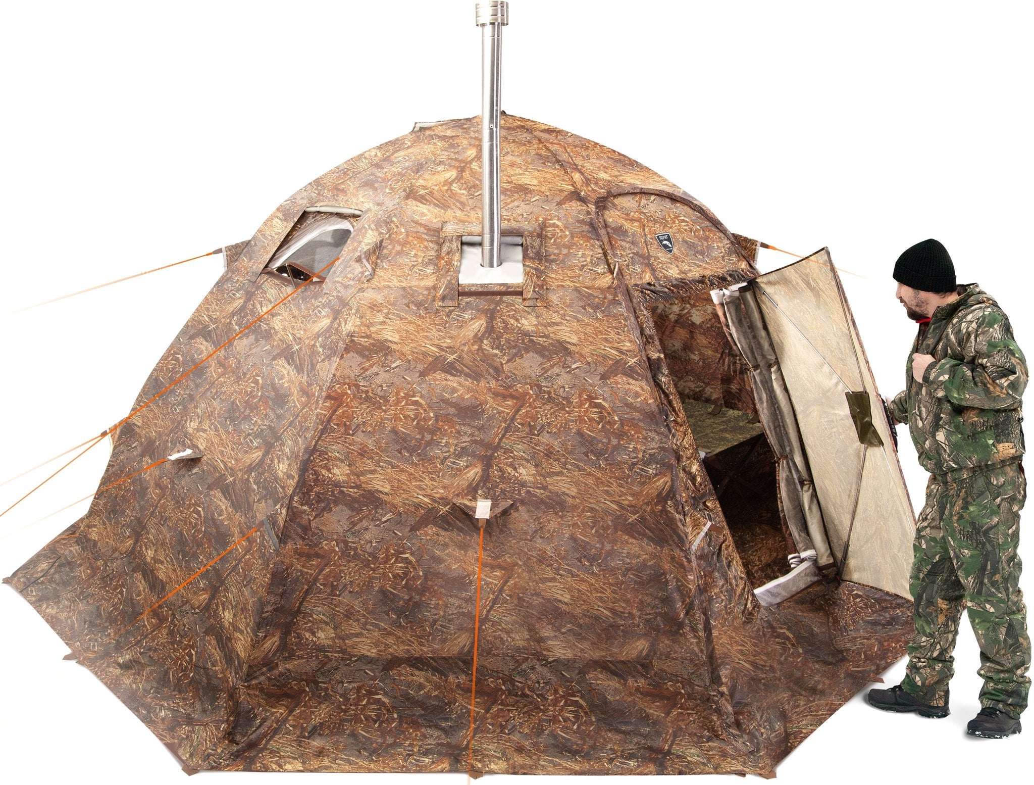russian army tent All-Season Premium Outfitter Tent with Stove Jack "UP-5". Comfort for 3-8 People FREE SHIPPING, NO US SALES TAX!