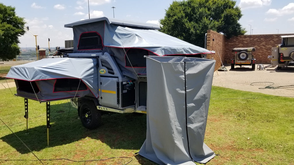 Chobe Tec Caravan sleeps 4, 1672lbs USD Pricing - Off Grid Trek