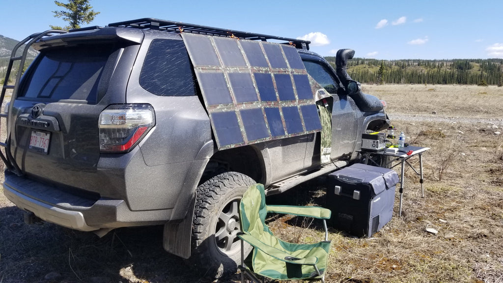 200W Solar Blanket 23.5% efficiency rating 13.6lbs No US Sales Tax! - Off Grid Trek