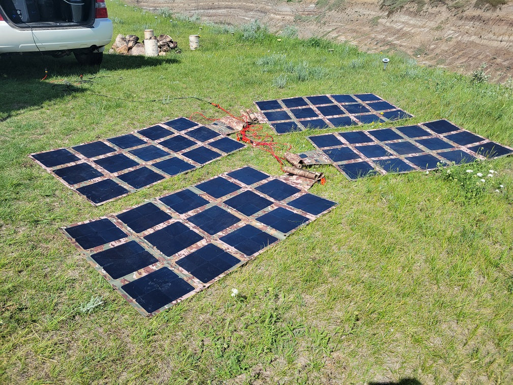 800W Solar Blanket Package 4 x 200W & Cables, NO US SALES TAX! Save $400.00 - Off Grid Trek
