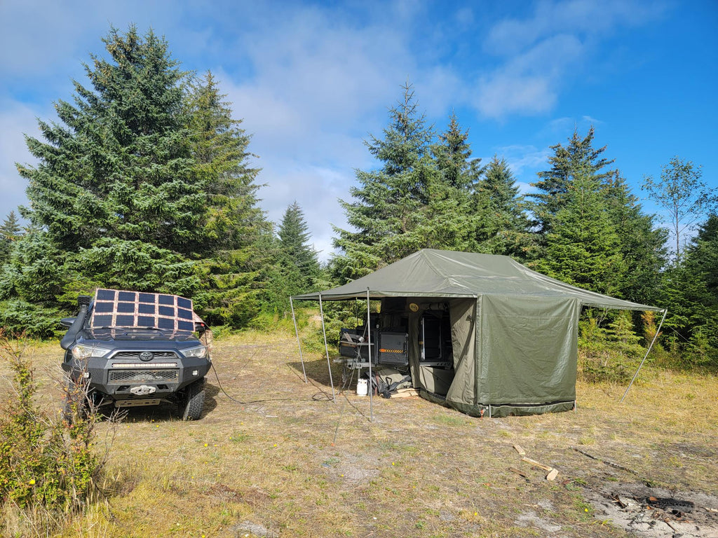 220W Solar Blanket Bug Out Package to charge your 12V/24V/Lithium VEHICLE OR TRAILER BATTERIES + NO US SALES TAX! - Off Grid Trek