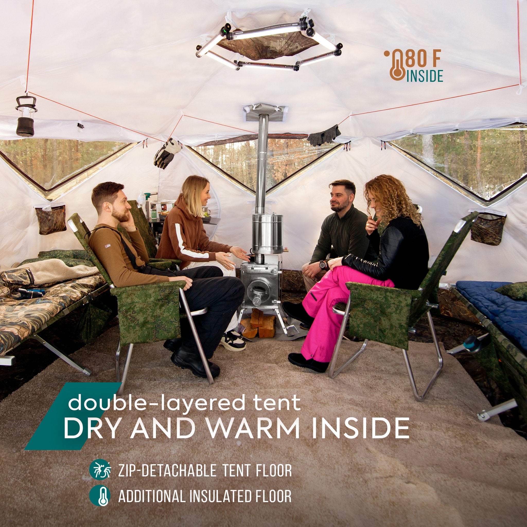 outward best tent All-Season Outfitter 8 person Tent, FREE SHIPPING, NO US SALES TAX!– Off Grid Trek