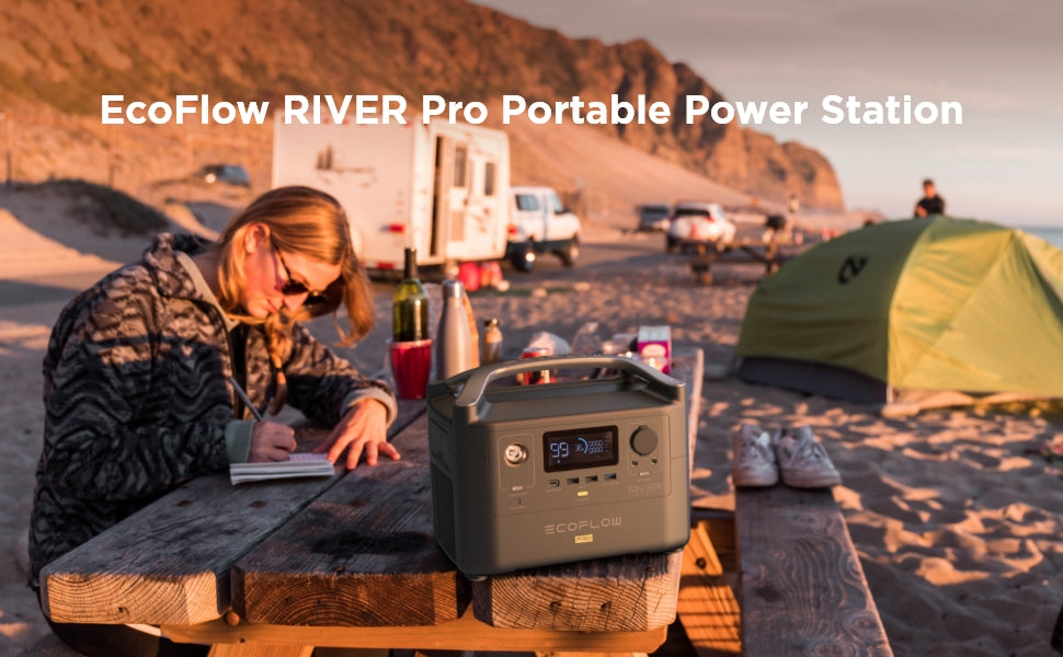 EcoFlow River 600 PRO 720wH / 600W Portable Power Station - Off Grid Trek