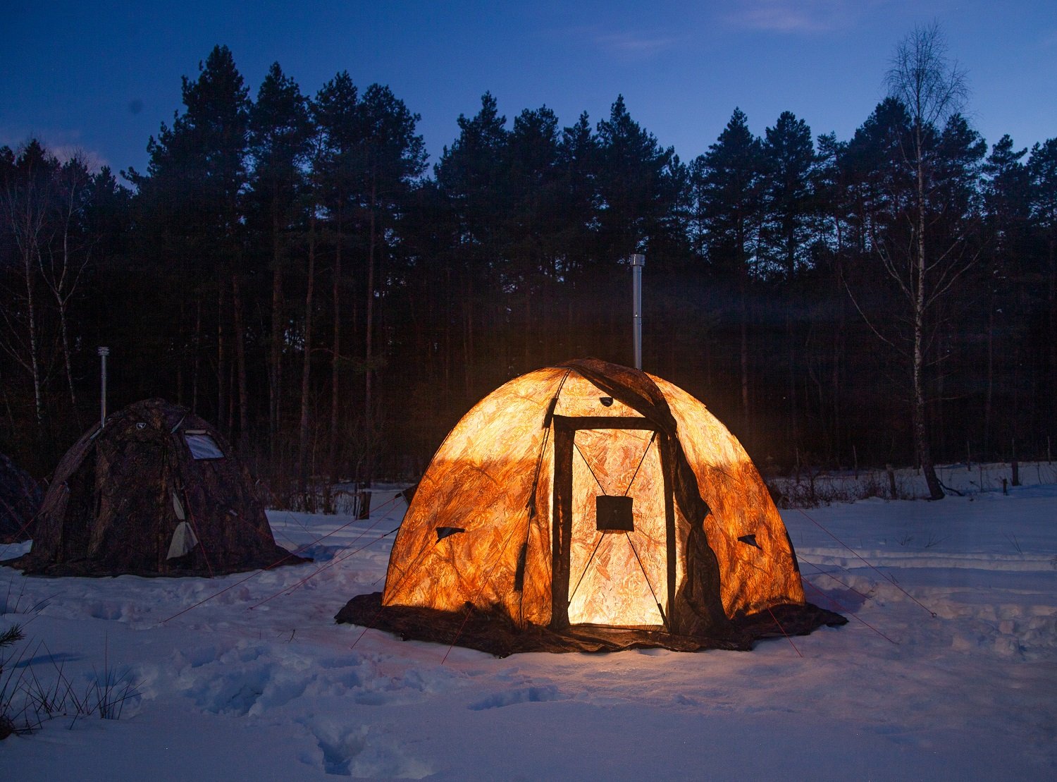 russian bear up-2 tent All-Season Tent with Stove Jack "UP-2". Best tent for 1-4 person, FREE– Off Grid Trek