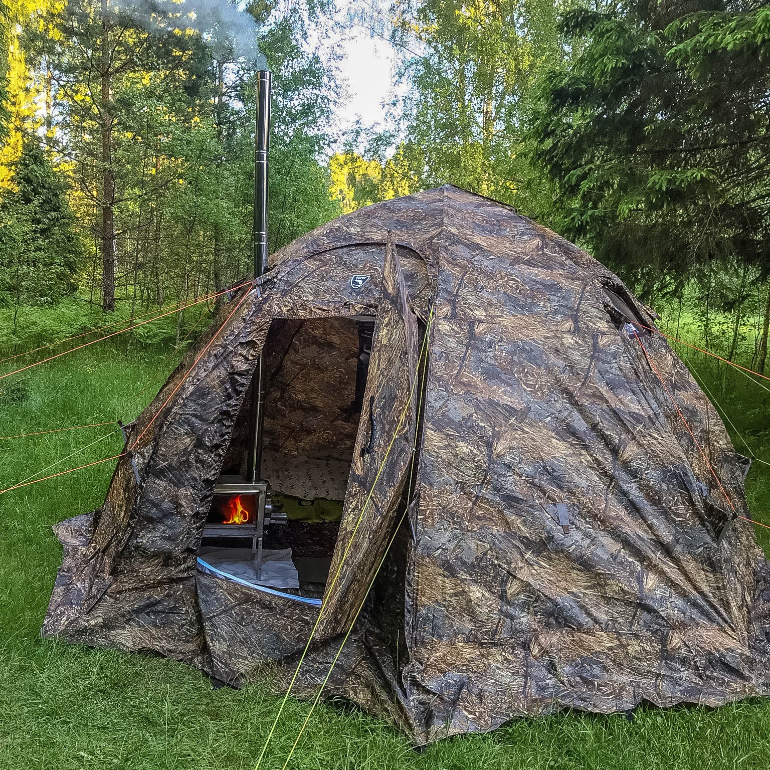 tent 3.5 Russian Bear Tent UP-5, 3-8 People FREE SHIPPING, NO US SALES TAX!– Off Grid Trek