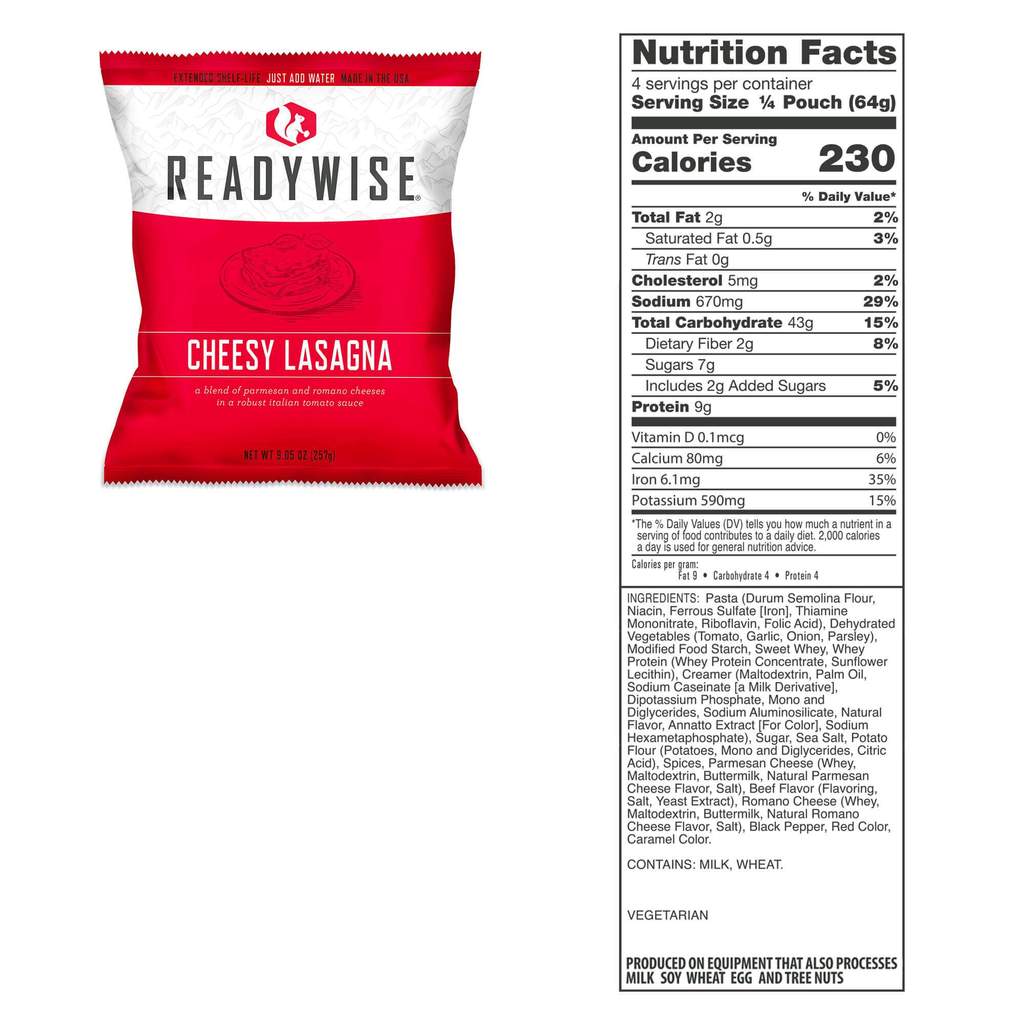 Long Term Emergency Food Supply 4320 Servings 25 year shelf life no US Sales Tax! - Off Grid Trek