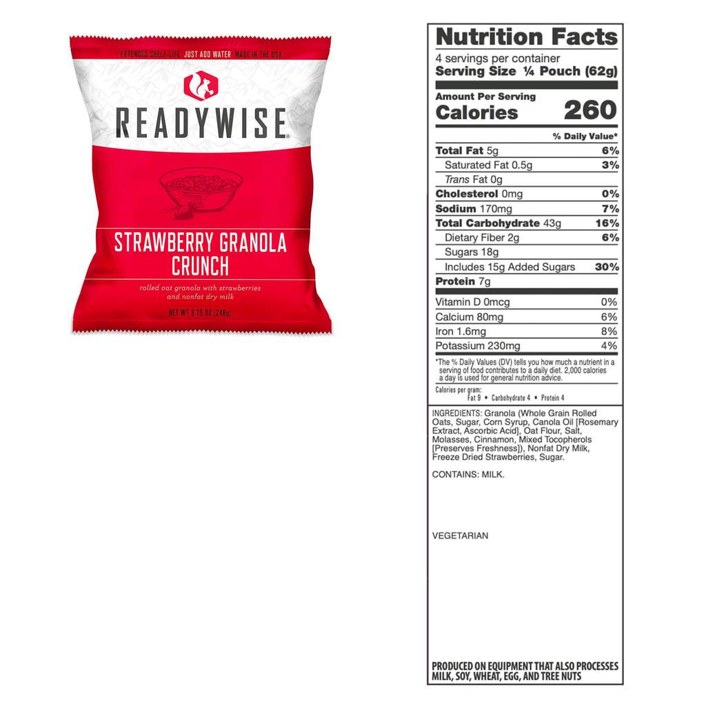 Long Term Emergency Food Supply 4320 Servings 25 year shelf life no US Sales Tax! - Off Grid Trek