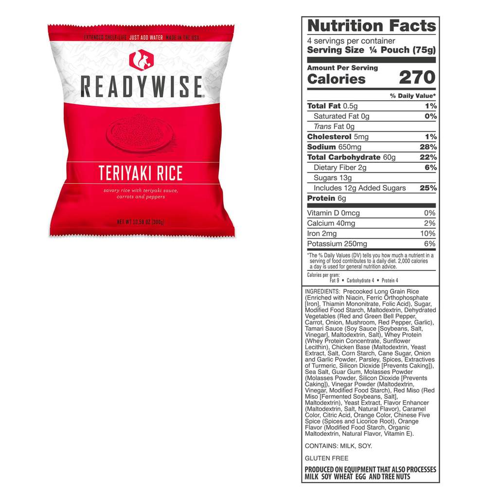 Long Term Emergency Food Supply 1080 Servings 25 year shelf life no US Sales Tax! - Off Grid Trek