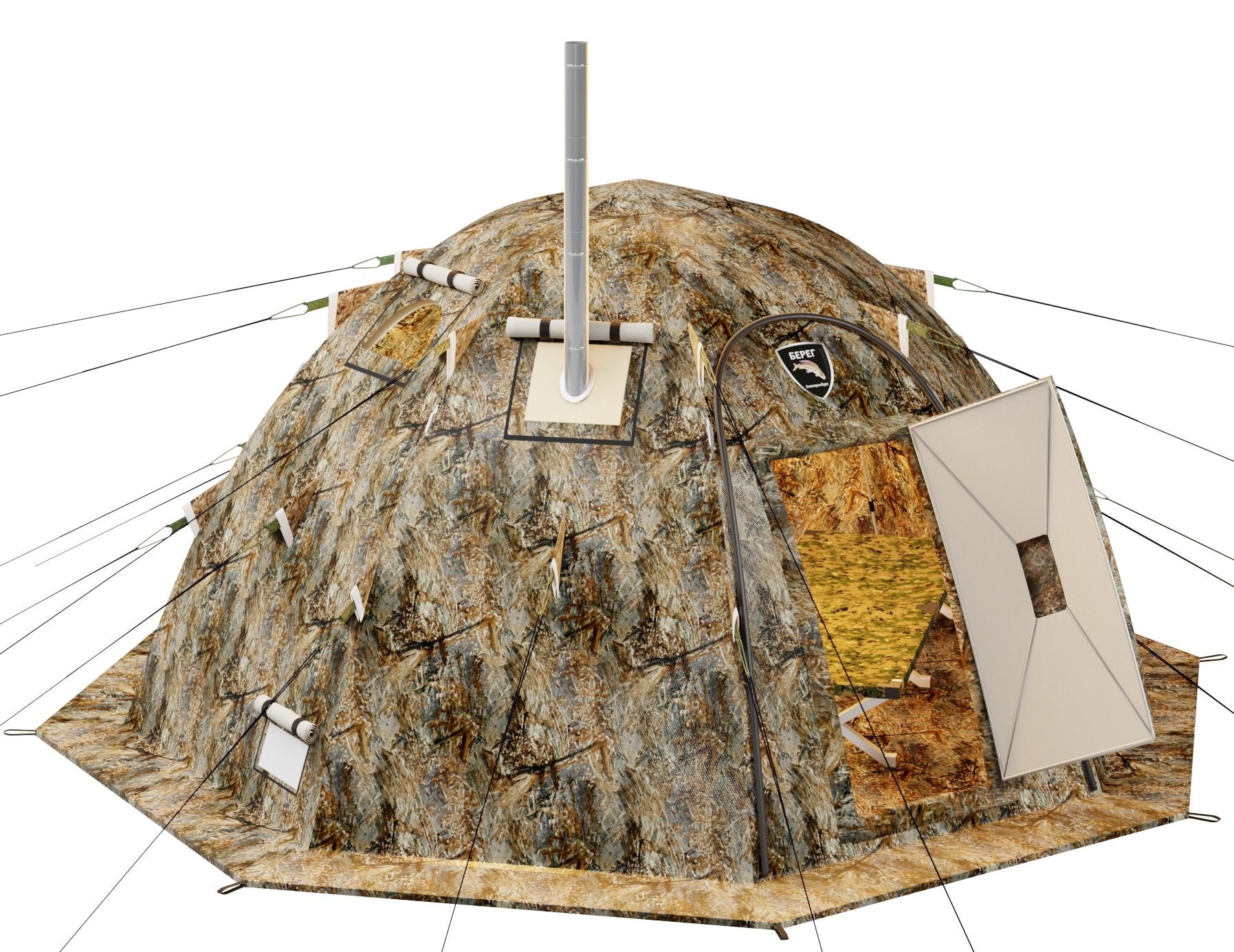 Hot tent hotsell with stove jack