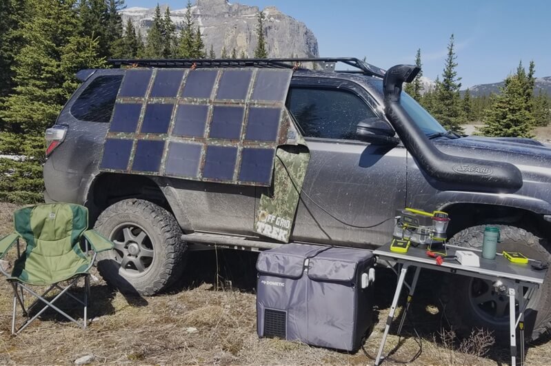 215W Solar Blanket Bug Out Package, to charge your 12V/24V/Lithium VEHICLE OR TRAILER BATTERIES + NO US SALES TAX! - Off Grid Trek
